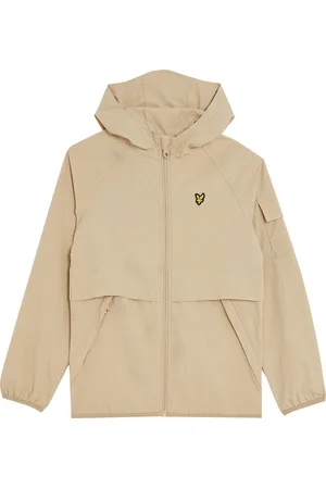 Lyle & Scott Zomerjas jongens - Stone - capuchon