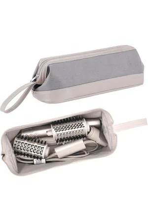SANS MARQUE Travel Case Geschikt voor Dyson Airwrap Haarstyler - Reisetui - Opbergtas, Opbergtasje, Föhn, Haardroger, Föhnborstel, Krultang & Stijltang - Reistas Accessoires & Toilettas Dames - Leer