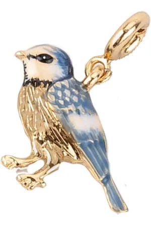 Fable England - Bedel - Sieraad - Blauw - Goudkleurig - One size - Enamel Blue Tit