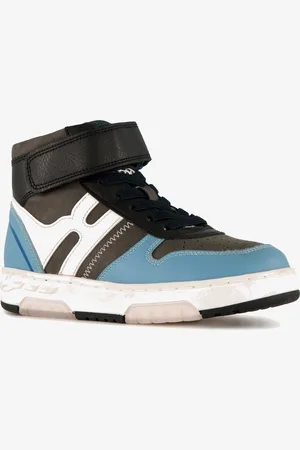 Braqeez Hoge jongens sneakers zwart