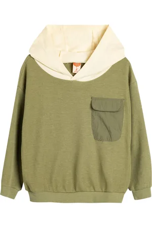 Koton Capuchon kraag Met gebruik van twee verschillende stoffen Sweatshirt