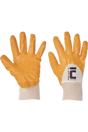 CERVA HARRIER YELLOW handschoen.gedipt nitril 01070005 - 12 stuks - - 10