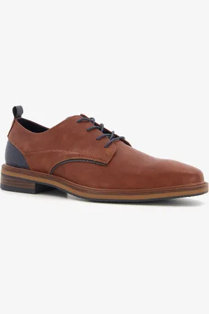 Emilio Salvatini Heren veterschoenen cognac