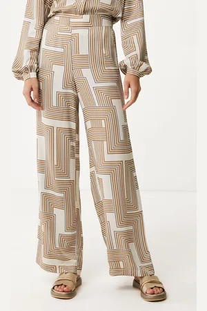 Mexx Graphic Pantalon Beige Dames