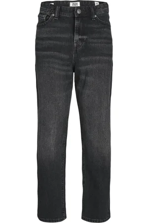 JACK & JONES Junior Jeans Jjichris Jjoriginal Sq 602 Noos Jnr 12249138 Black Denim Mannen