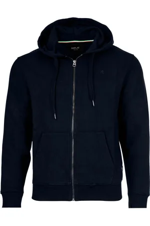 Replay M3105.000.23832 Sweatshirt Met Rits Zwart M Man