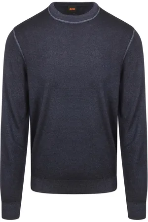 HUGO BOSS Pullover Astefano Wol Navy