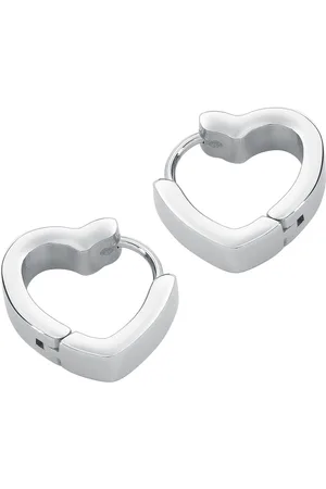 etNox Creole Herz Oorbel Roestvrij staal - Basics, Romance