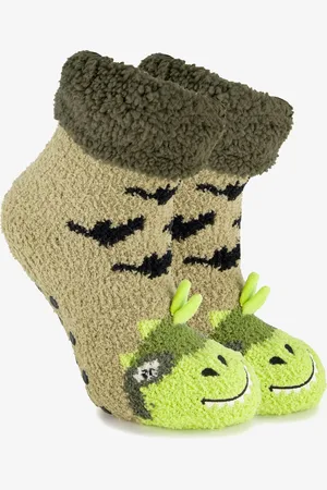Scapino 1 paar kinder huissokken dino met antislip -