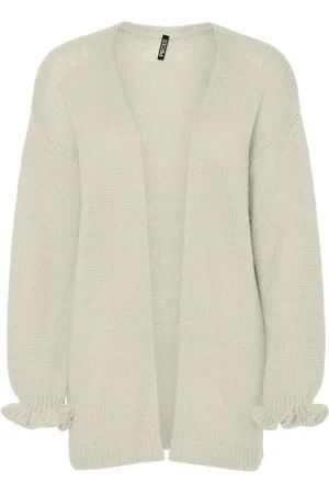 Pieces® Vest Pcallie Ls V-neck Knit Cardigan D2d 17159272 Birch Dames