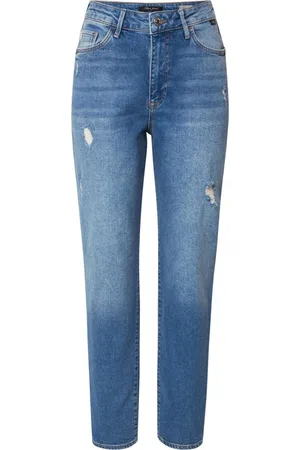 Mavi Jeans Stella 101034 30424 Mid Ripped London Dames