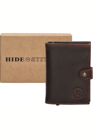 Hide & Stitches Japura Safety Wallet - - 100% Leer