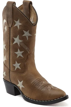 Bootstock Stars Brown Laarzen - Leer - Meisjes -