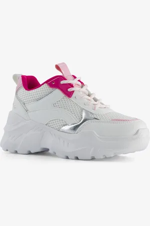 Blue Box Meisjes dad sneakers en beige