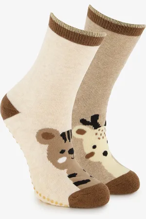 Scapino 2 paar kinder antislip sokken met dieren