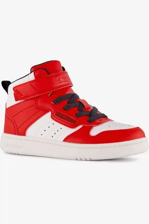 Skechers Quick Street jongens sneakers wit