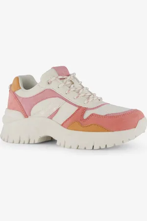 Supercracks Dames dad sneakers roze
