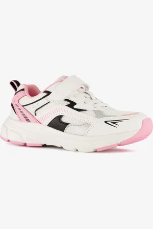 Blue Box Meisjes dad sneakers zwart roze
