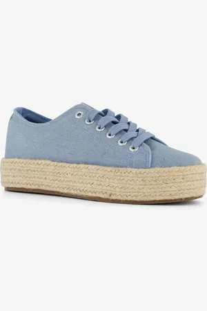 Blue Box Dames sneakers met jute zool