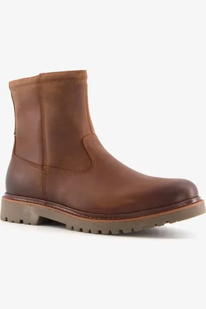 Van Beers Gevoerde leren heren boots bruin