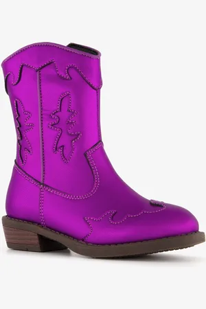 Blue Box Meisjes cowboy western laarsjes metallic
