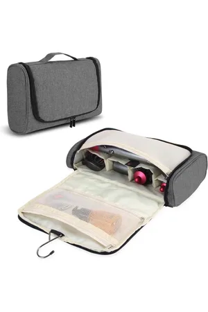 SANS MARQUE Travel Case Geschikt voor Dyson Airwrap Haarstyler - Reisetui - Opbergtas, Opbergtasje, Föhn, Haardroger, Föhnborstel, Krultang & Stijltang - Reistas Accessoires & Toilettas Dames - Roestvrij Staal