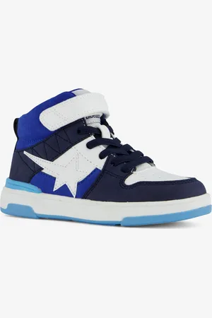 Blue Box Hoge jongens sneakers met ster