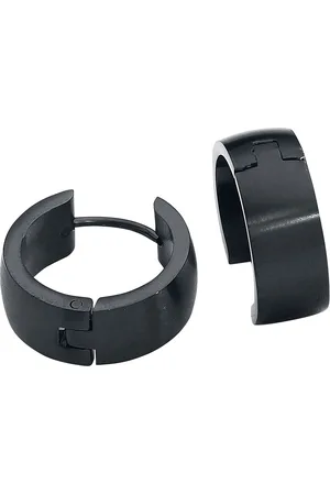 etNox Stainless Steel Creoles Oorbel