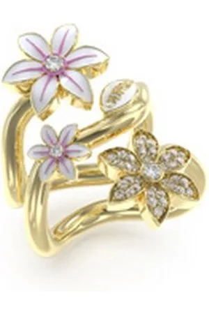 Guess JUBR04142JWYGWH56 - Ring - Dames - Roestvrij staal en Zirkonia
