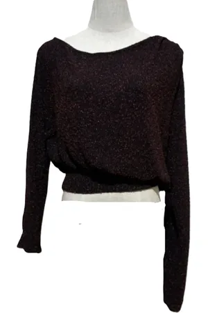 Merkloos Dilena Fashion Dames Top Glinster Bordeaux