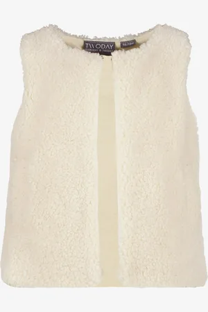 TwoDay Meisjes teddy gilet