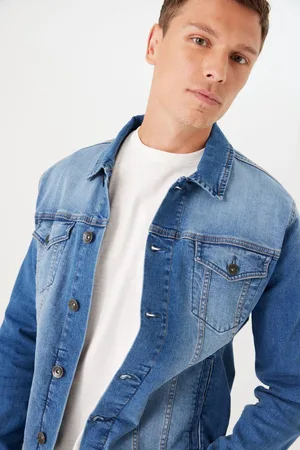 Garcia Heren Jack Blauw Long mouw