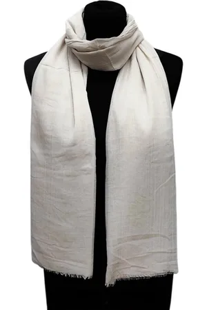 Merkloos Lange Dunne Sjaal - Effen - Khaki - 180 x 95 cm (23937#)