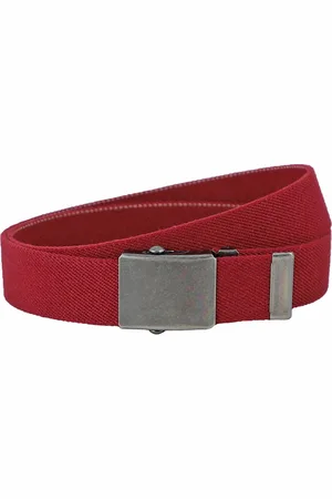 Landley Elastische XXL Canvas Riem - Lange Stretch Koppelriem - Dames en Heren - Zelf op maat maken - Totale lengte 175 cm - Tot taillemaat 160