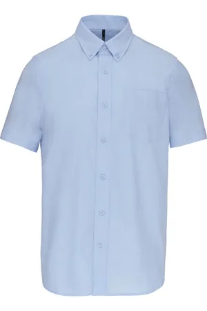 Kariban Heren Oxford overhemd korte mouwen K535 - - 4XL