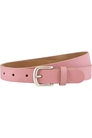 Landley Dames Riem Leer Oud – Breedte 3 cm – Leren Vrouwen Riem - Lengte totaal 120 cm / Riemmaat 105