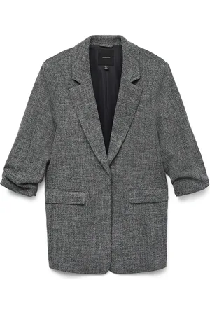 VERO MODA Blazer Vmfrida 3/4 Regular Blazer Noos 10306404 Black/salt And Pepper Dames