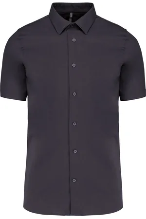 Kariban Heren stretch overhemd korte mouwen merk maat S