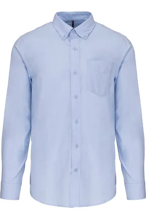 Kariban Heren Oxford overhemd lange mouwen K533 - - 6XL