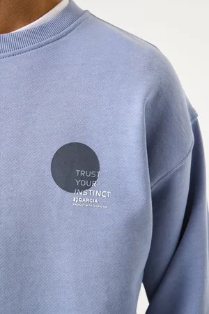Garcia Jongens Sweater Blauw Long mouw