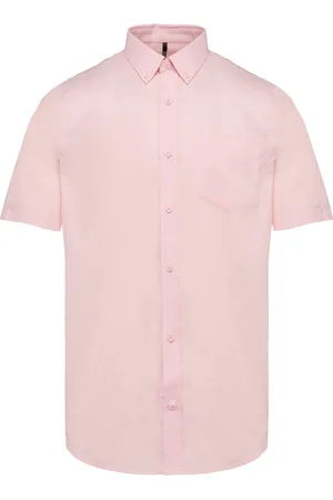 Kariban Heren Oxford overhemd korte mouwen K535 - - 4XL