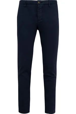 Merkloos Biologische herenchino broek van stretchstof - XL