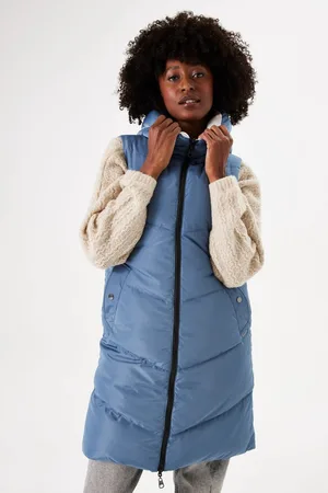 Garcia Dames Jas Blauw Sleeveless