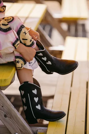 Bootstock HEARTS Cowboylaarzen / Western laarzen / Cowboy boots Meisje - - 33 - (671270199024)