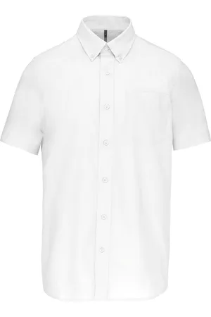 Kariban Heren Oxford overhemd korte mouwen K535 - - XXL