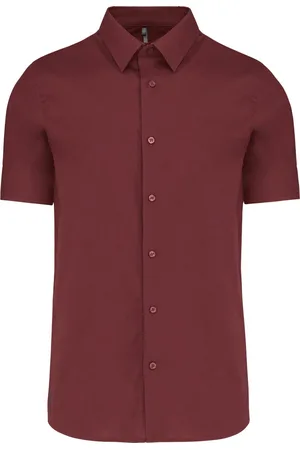 Kariban Heren stretch overhemd korte mouwen K531 - - XXL