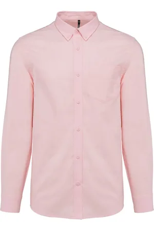 Kariban Heren Oxford overhemd lange mouwen K533 - - XL