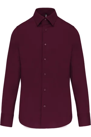 Kariban Heren stretch overhemd lange mouwen K529 - - XXL