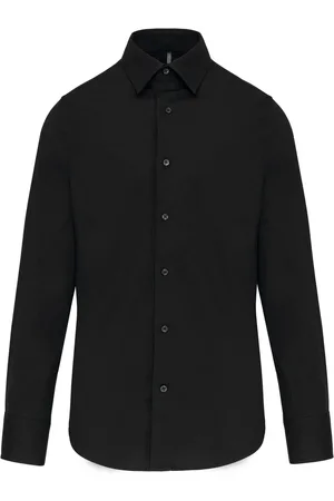 Kariban Heren stretch overhemd lange mouwen K529 - - XXL