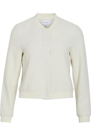 VILA Jas Viaryl L/s Bomber Jacket 14104245 Birch Dames
